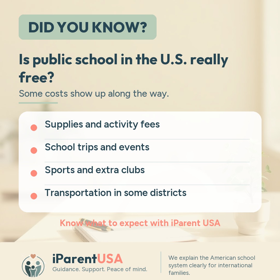 Illustration of a backpack and school supplies representing U.S. school costs