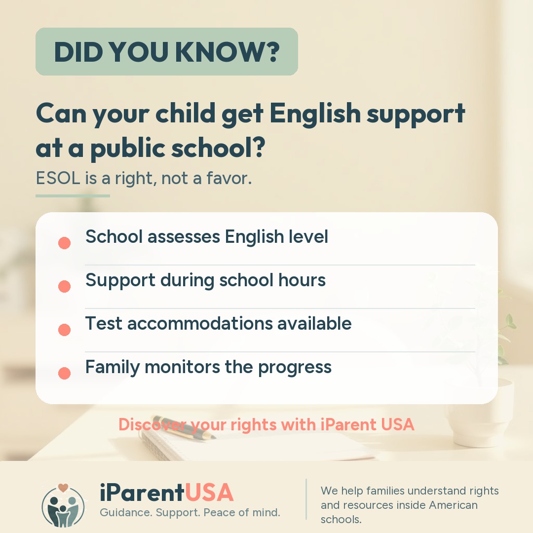 Illustration of a teacher helping a student with English support materials