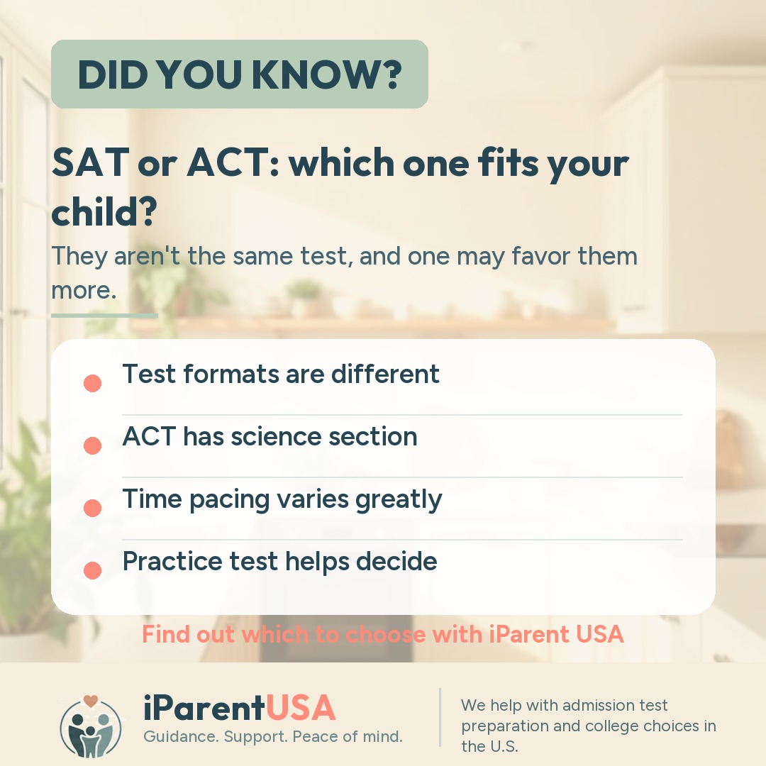 Student focused on studying prep materials for the SAT and ACT