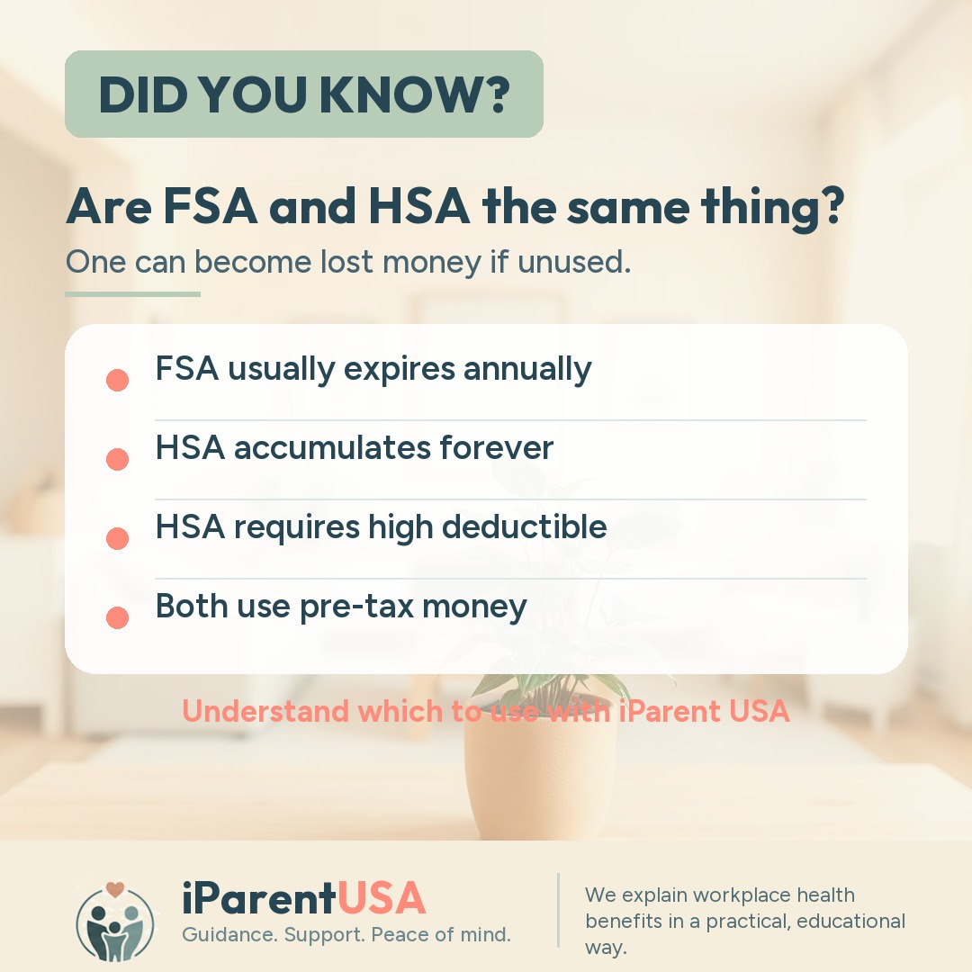 Illustration of a health benefits card next to a medical icon representing FSA and HSA