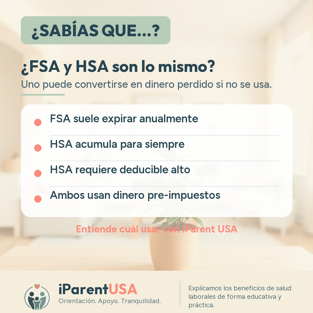 Ilustración de una tarjeta de beneficios de salud junto a un ícono médico que representa FSA y HSA