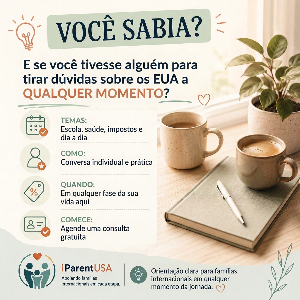 E se você tivesse alguém para tirar dúvidas sobre os EUA?