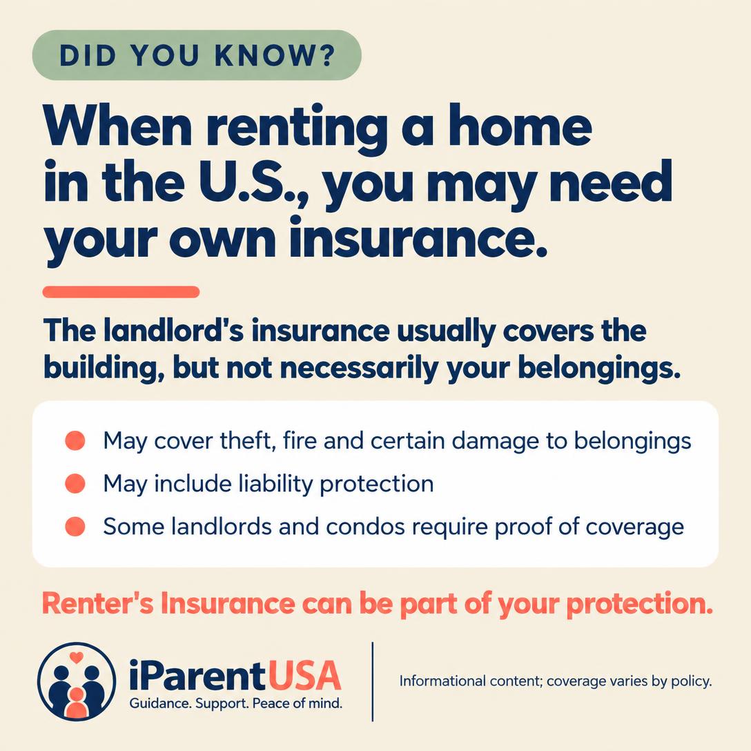 Couple reviewing a renters insurance policy in a new apartment