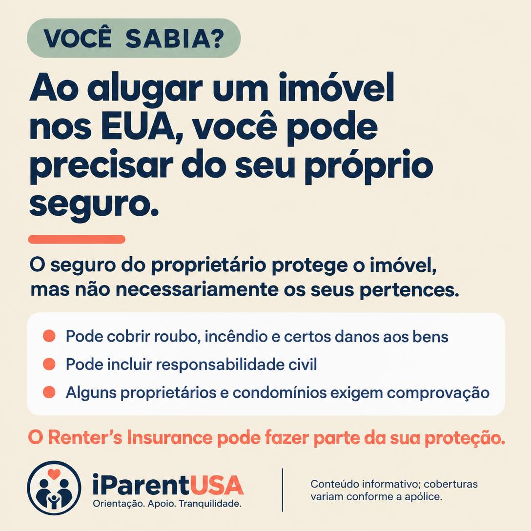 Casal revisando uma apólice de seguro de aluguel em um apartamento novo
